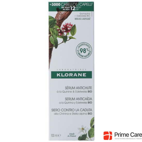 Klorane Chinin Edelweiss Hair Serum 100ml buy online