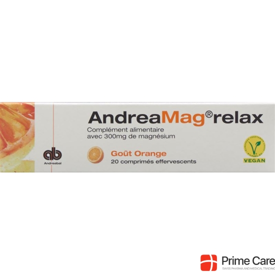 Andreamag Relax Brausetabletten Orangenaroma 20 Stück buy online