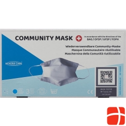 Nexeracare Community Mask Testex M Blau 3 Stück