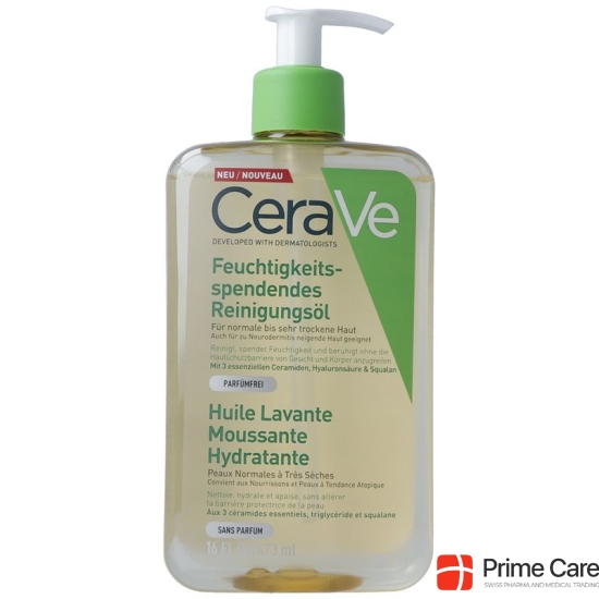 Cerave Moisture Foaming Cleansing Oil Dispenser 473ml buy online