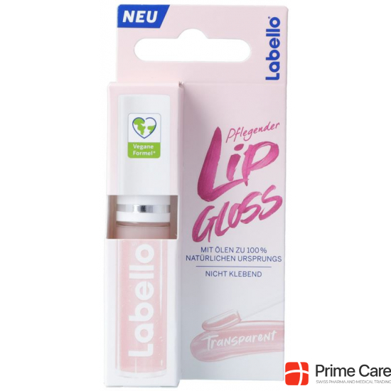 Labello Caring Lip Gloss Transparent 5.5ml buy online