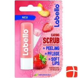 Labello Caring Lip Scrub Strawberry Peach 5.5ml