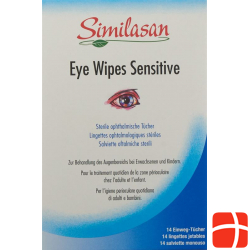 Similasan Eye Wipes Sensitive sachet 14 pieces