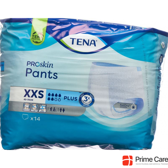 Tena Pants Plus Xxs 40-70cm 14 pieces buy online
