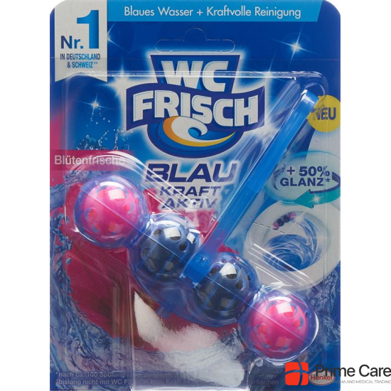 WC-frisch Kraft-Activ Blauspüler Blütenfri 50g buy online