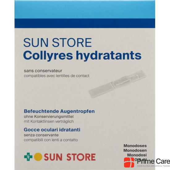 Sun Store Befeuchtende Augentropfen 20x 0.4ml buy online