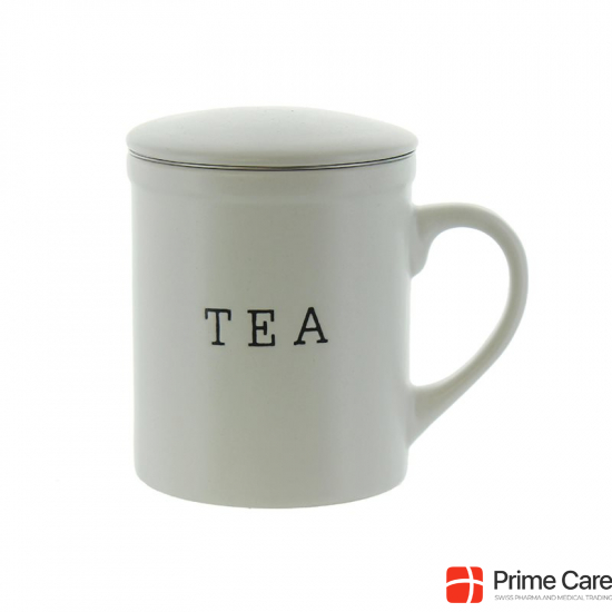 Herboristeria tea cup Tea White with strainer buy online