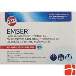 Emser Inhalationslösung 8% Hyperton 20 Stück