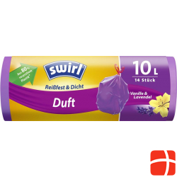 Swirl Duft-Müllbeutel 10L Lavendel-Vanille 14 Stück