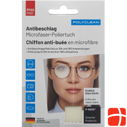 Polyclean Antibeschlag Microfasertuch