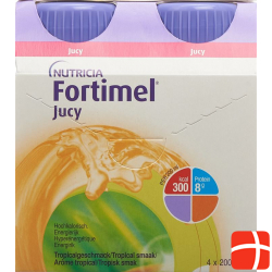 Fortimel Jucy Tropical (neu) 4 Flasche 200ml
