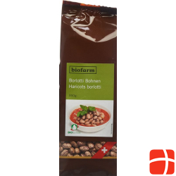 Biofarm Bohnen Borlotti Ch Knospe Beutel 350g