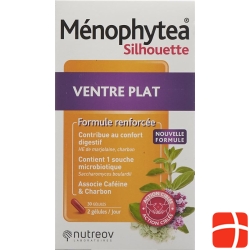 Menophytea Flacher Bauch Silhouette Gelules 30 Stück