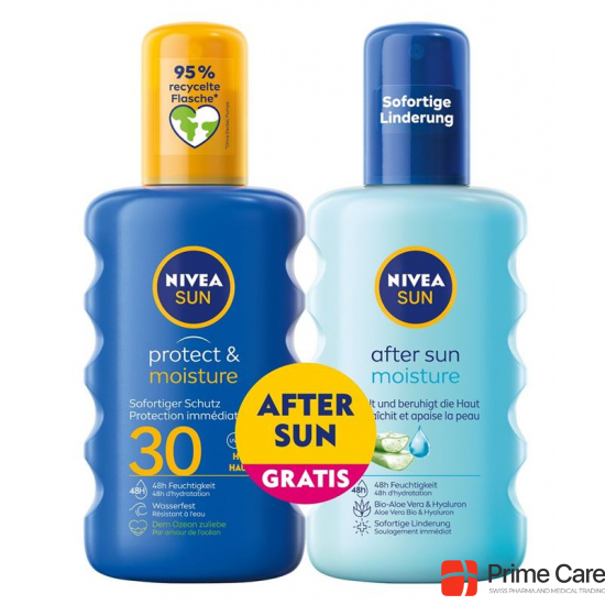 Nivea Mixpack P&m Spray LSF 30 400ml +after Sun Spray buy online
