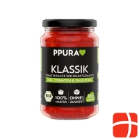 Ppura Sugo Klassik Tomanten & Basilikum Bio 340g
