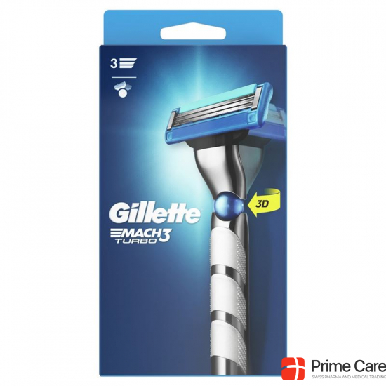 Gillette Mach3 Turbo 3D 1-blade razor buy online