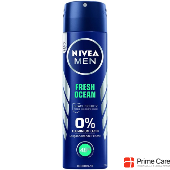 Nivea Male Deo Fresh Ocean Aeros (neu) Spray 150ml buy online