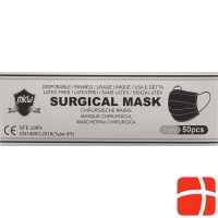 Mkw Op-Maske Typ Iir Schwarz 50 Stück