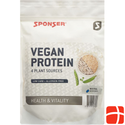 Sponser Vegan Protein Neutral Beutel 480g