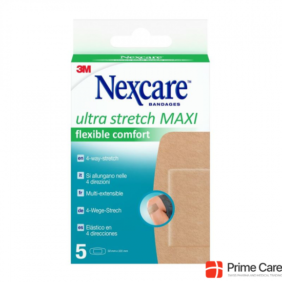 3M Nexcare Ultra Str Maxi Flex Comfort 50x101mm 5 Stück buy online