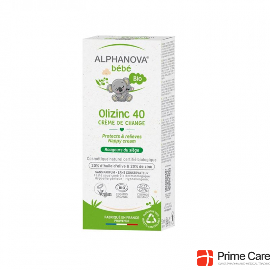 Alphanova BB Olizinc 40 Wundschutzcreme Bio 50g buy online