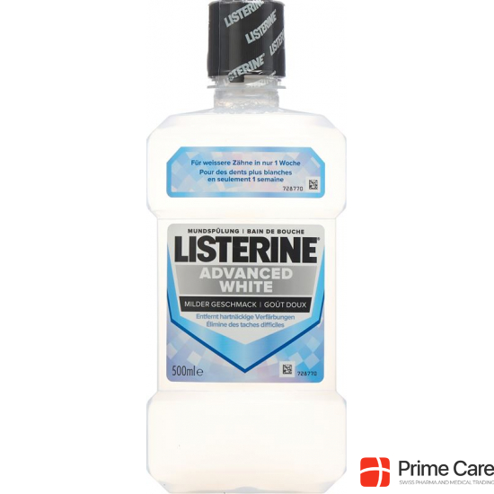 Listerine Advanced White Mild Bottle 500ml buy online