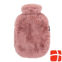 Fashy hot water bottle 2L fleece cover Ex So Hellro