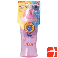 Nuby Flip-it Trinkhalmbecher Tritan 360ml Pink
