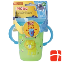 Nuby Trinktasse 360? Wonder Cup 240ml M Griff Grue