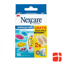 3M Nexcare Promo Tattoo Waterpr 26x57mm 10+2 Grat