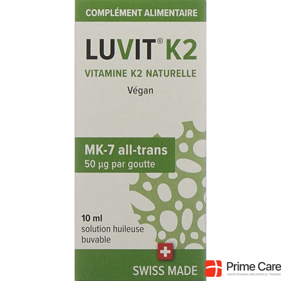 Luvit K2 Natürliches Vitamin Tropfflasche 10ml buy online