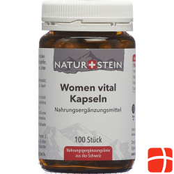 Naturstein Women Vital Kapseln Glas 100 Stück