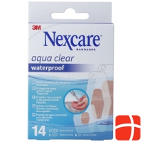 3M Nexcare Aqua Clear Waterproof 3 Groes Ass 14 Stück