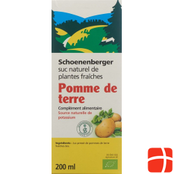 Schönenberger Potato Fresh Plant Juice Organic 200ml