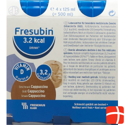 Fresubin 3.2 Kcal Drink Cappuccino 4x 125ml