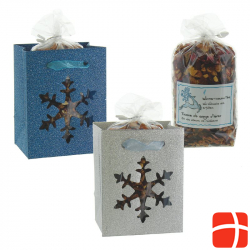 Herboristeria Mini Gift Bag Glitt Snowf +tee