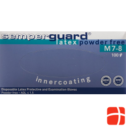 Semperguard Handschuhe Latex Ic M Puderfrei Weiss 100 Stück