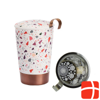 Herboristeria Terrazzo teacup with strainer