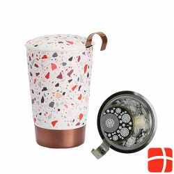 Herboristeria Terrazzo teacup with strainer