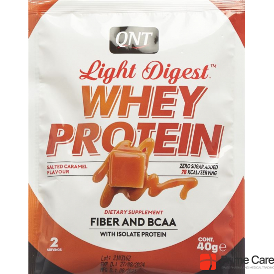 Qnt Light Digest Whey Protein Salted Caramel 40g buy online