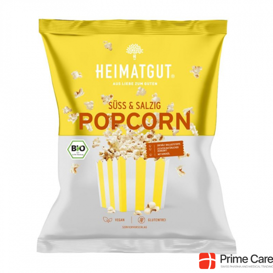 Heimatgut Popcorn Sue? & Salzig Bio Beutel 90g buy online