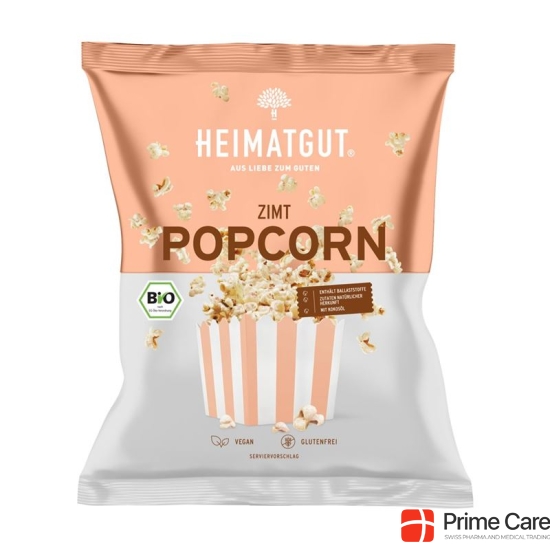 Heimatgut Popcorn Zimt Bio Beutel 90g buy online