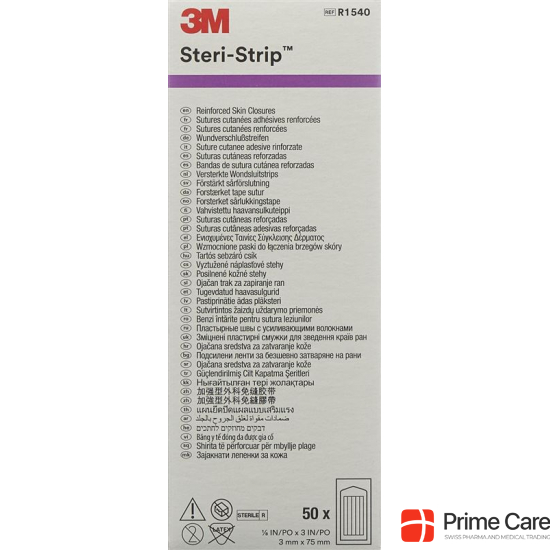 3M Steri Strip 3x75mm Wei Verstärkt (n) 50x 5 Stück buy online