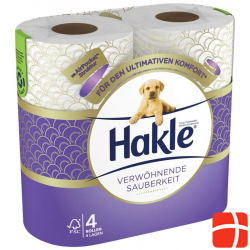 Hakle Toilettenpapier Verwöhnende Sauberkeit 4 Stück