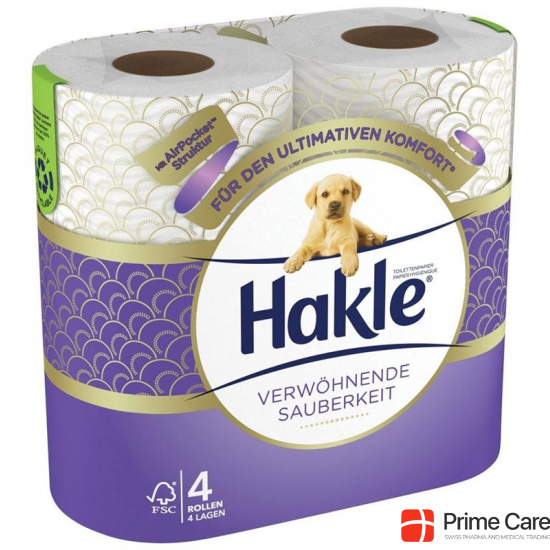 Hakle Toilettenpapier Verwöhnende Sauberkeit 4 Stück buy online