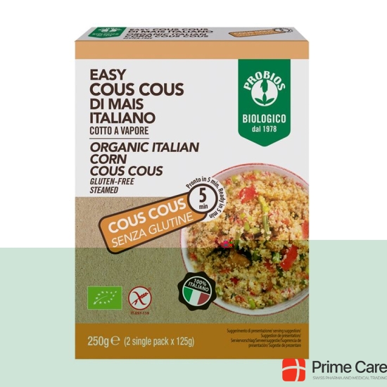 Probios Couscous Mais Glutenfrei Bio 2x 125g buy online