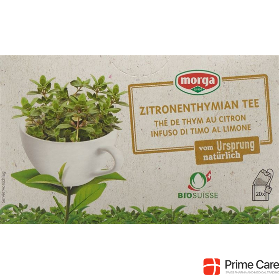 Morga Zitronenthymian Tee M/h Bio Knospe 20 Stück buy online
