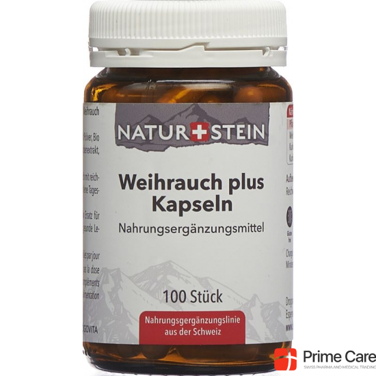 Naturstein Weihrauch Plus Kapseln Glas 100 Stück buy online