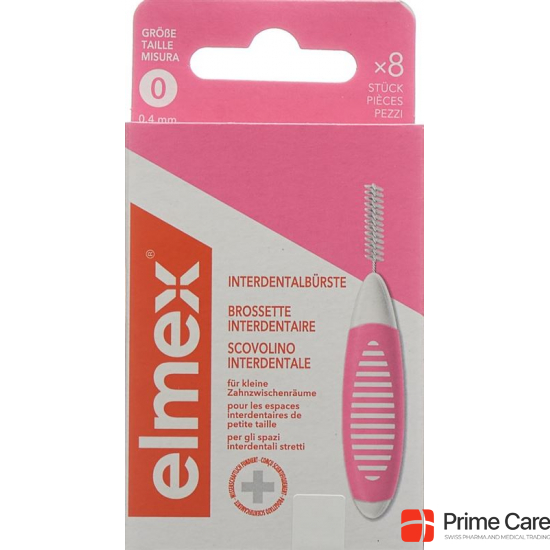 Elmex Interdental Brushes 0.4mm Pink 6 pieces buy online