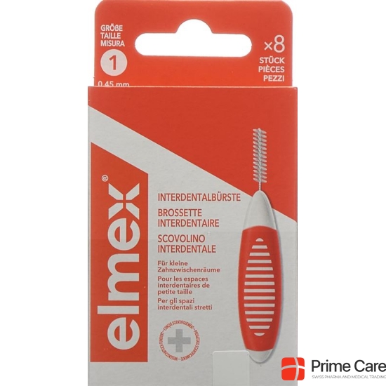 Elmex Interdental Brushes 0.45mm Orange 6 pieces buy online